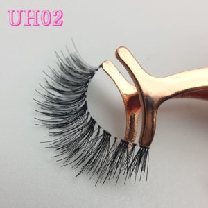 Customized Private Label 3D Human Hair Eyelash With Round Box